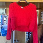 Francesca's Knit Crop Sweater Photo 0