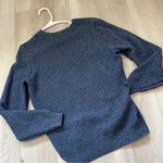 Massimo Dutti  Extrafine Cotton Crewneck Sweater Blue (Small) preppy classic Photo 4