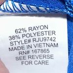 Ny Collection NWT  Royal Blue Tank Top - 1X Photo 3