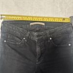 Vince Skinny Jeans Womens 27 Mid Rise Crop Black Dark Wash Stretchy Photo 4