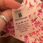 Blackbough NWT  bikini side ties ruched cheeky bottoms in pink romance size M Photo 2