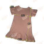 Loft  Pink Short Sleeves Dress. Photo 8