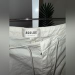AGOLDE Ginerva Cotton Cargo Pants white size small Photo 4