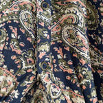 Westport  Women's Navy Paisley Blouse Photo 2