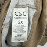 C&C California  Leopard Print Sweatshirt Size 2XL Plus Size Photo 8