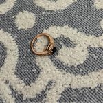 Size 8 Fragrant Jewels Wicked Ring Black Stone Rose Gold Band elegant Photo 5