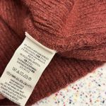 Free People  Bell Sleeve Wool Blend Sweater Rust Women’s Size S Photo 3