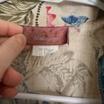 Worthington  Beige Blazer with Blue and Red Floral Pattern Photo 3