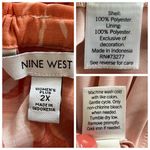 Nine West  Midi Dress High Neck Elastic Waist Hi Low Pink Camo Plus Women’s 2XL Photo 8