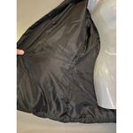 Larry Levine Down Jacket Womens Medium Black Hooded Faux Fur Removable Hood Coat Photo 8