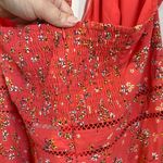 Lost + Wander Everyday Adventures Coral Floral Smocked Romper Size L NWT Photo 2