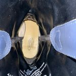 JB Dillon Reserve Men's Leather Cowboy Boots Blue Brown Square Toe Size 5.5M 7W Photo 7