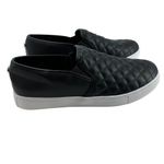 Steve Madden  Women's Quilted Slip On‎ Vegan Leather Sneaker Black Size 11 Photo 3