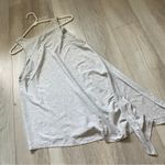 Lululemon Asymmetrical Side Slit Muscle Tank Top Gray (Size 4) Photo 4