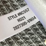  Madewell Gray Piped Waffle Knit Pajama Long Sleeve Shirt Photo 6