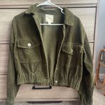 Francesca's Army Green Jacket Photo 1