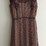 Banana Republic Floral Print Ruffle Sleeve Dress with Jessica Simpson sl… Photo 0