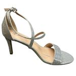 New L Lorraine Sasha Women’s Sparkly Silver High Heels size 9 Photo 0