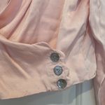RIXO London Pink Mother of Pearl Buttons Blouse Jacket Sz S Photo 1