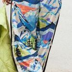 Free People NEW  Printed End Zone Pants Windbreaker Size Large $148 Photo 1