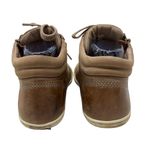 Taos Union Comfort High Top Zip Up Tan Leather Sneakers in Tan 8 Photo 5
