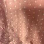 Laura Scott  Pink Polka Dot Polo Shirt Photo 2