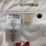 Michael Kors  Size 4 Boyfriend Jeans Distressed Cropped Mid Rise White Women’s Photo 1