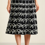 Grace Elements Women’s Reversible Bow Skirt 50%Wool 50% Acrylic size Small Photo 0