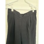 Babaton Cohen High Waisted Pleated Cropped Trouser Pants Black Women's Size 2 Photo 3