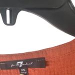 7 For All Mankind 7 For All Mankind Small Oversized Cottage Gauze Persimmon Maxi Peasent Dress Photo 7