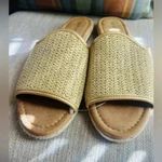 Aeropostale AEROSOLES Womens Beige Rope Wrapped Denville Round Toe Slip On Slide Sandals Photo 4