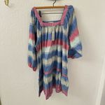 Outerknown  Multicolor Miro Cotton Swing Babydoll Dress Small Photo 1