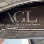 Attilio Giusti Leombruni AGL Monika Quilted Cap Toe Ballet Flat Bronze Black 37 Gold Size 7 Photo 13