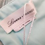 Lovers + Friends {L} NWT As If Mini Dress Electric Blue Metallic Sparkle Shimmer Photo 5