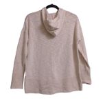 Rachel Zoe  Womens Pullover Sweater Beige Long Sleeve Cotton Linen Hooded S New Photo 3