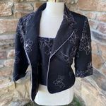 Collections by Lourea 2 Piece Jacket Black Size L Photo 0