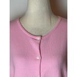 Lilly Pulitzer  Sweater Women Large Pink Cotton‎ Blend Cardigan Preppy Coastal Photo 5