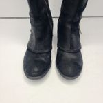Donald J Pliner Devi Tall Black Knee High Riding Moto Biker Leather Boots 7.5M Black Size 7.5 Photo 4