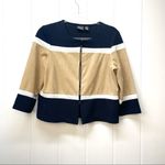 Chico's  Travelers Knit Colorblock Jacket Size Small‎ Photo 2