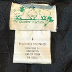 The Quacker Factory Rhinestone Pearl Studded Denim Jean Jacket Blue Large Photo 5