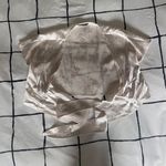 SheIn Tie Flower Shimmery Top Photo 2