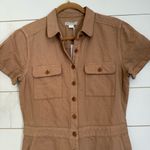 Outerknown S.E.A. Suit S Sand Brown Organic Cotton Linen Jumpsuit Coveralls New Photo 7