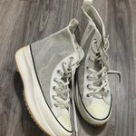 Steve Madden White and Silver High-Top Sneakers Photo 7