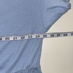 Daytrip Buckle Baby Blue Off The Shoulder Thermal Babydoll Top Photo 6