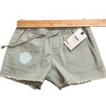 Wallflower tomboy fit Drawstring cut off shorts sea sage Green Size undefined Photo 3