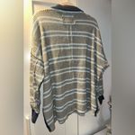 Free People Striped Travis Polo Shirt - Long Sleeve (gray combo) Photo 8