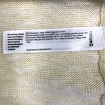 Eileen Fisher Organic Linen Cotton Knit Slub Square Top L Yellow Classic Resort Photo 8