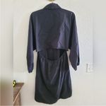 Modern Citizen  Emma Open Back Shirt Dress Button Down Black Cotton Sizes L S Photo 15