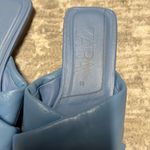 ZARA  Blue Padded Leather Flat Sandals Size 36 EU Photo 3