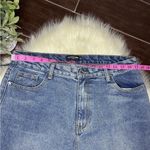 Pretty Little Thing Pretty little things Tall mid wash split hem jeans sz 12 Tall Photo 7